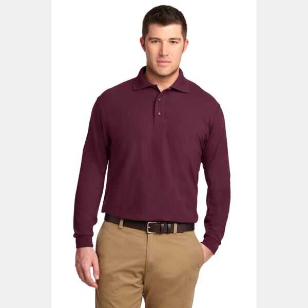 Silk Touch™ Long Sleeve Polo Thumbnail