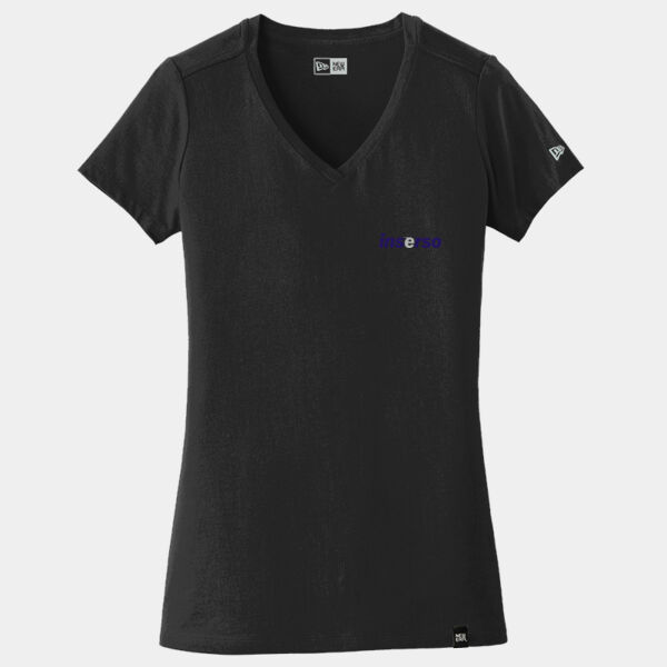 New Era® Women's Heritage Blend V-Neck Tee Thumbnail